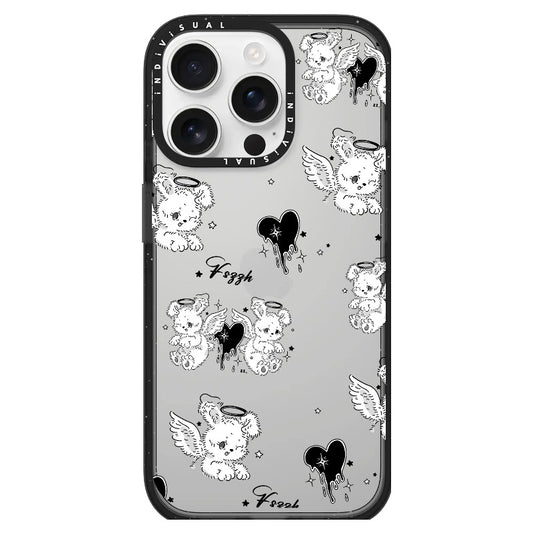 Bunny Angel and Black Heart_iPhone Ultra-Impact Case [1502841]