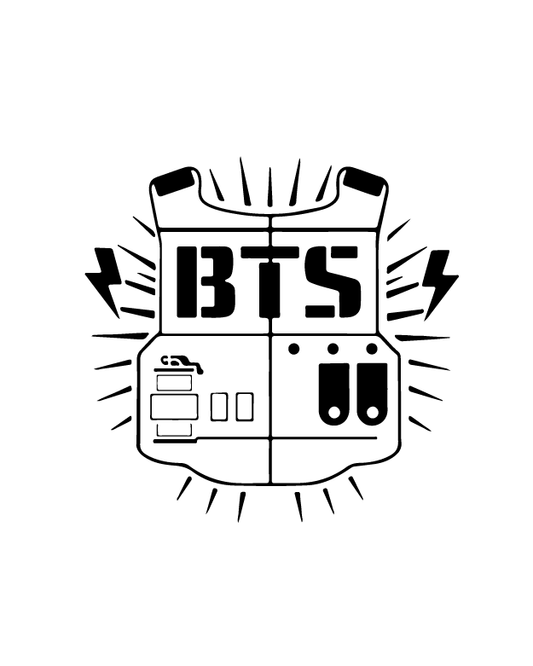 BTS Army Logo Tattoo     2*2 inch