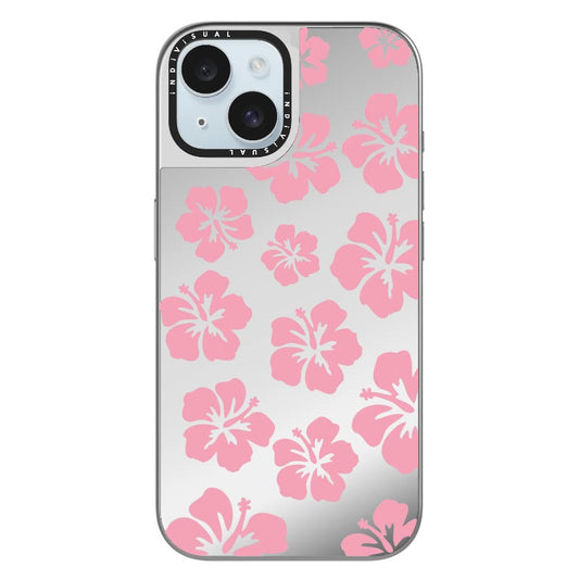 Tropical Floral Pink Phone Case_Clear Impact Phone Case [1336846]