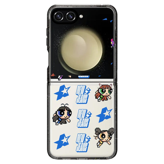 New Jeans Pixel Style Powerpuff Girls Phone Case_Samsung Z Flip [1267570]