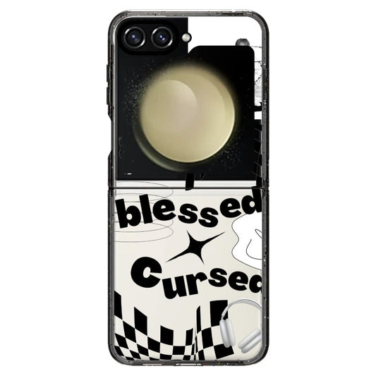 Enhypen Blessed Cursed Theme Black and White Phone Case_Samsung Z Flip [835433]