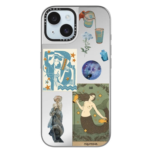 Zodiac Sign Series Aquarius Phone Case_Clear Impact Phone Case [1284680]