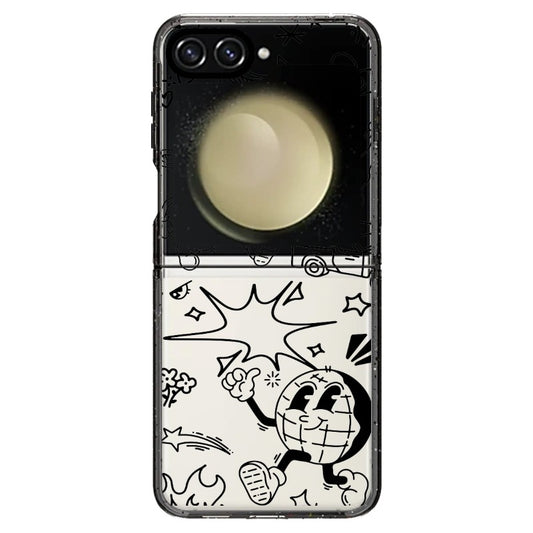 Cartoon Collage_Samsung Z Flip [1491176]