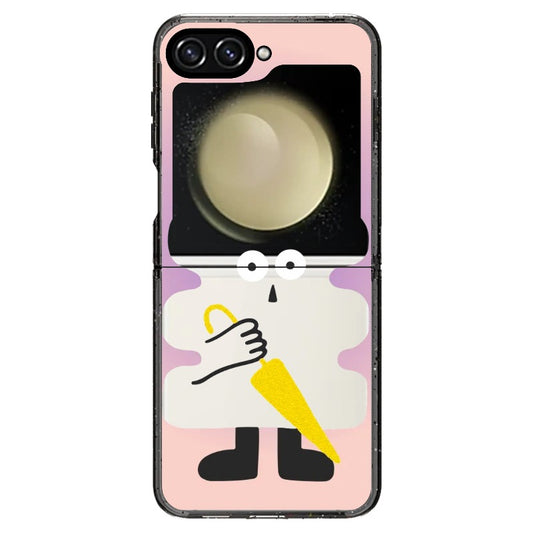 Purple Monster and Umbrella Phone Case_Samsung Z Flip [1459653]
