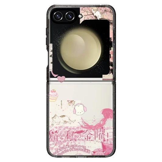 cassiskoipondshop ~ Pink Cherry Blossoms Phone Case!_Samsung Z Flip [1470079]