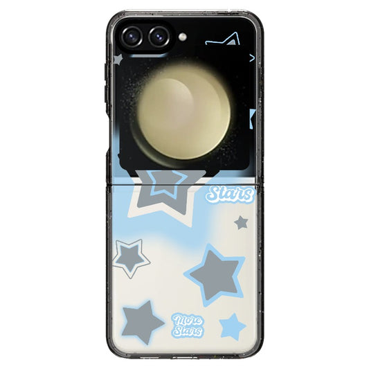 Blue and White Stars_Samsung Z Flip [1502830]