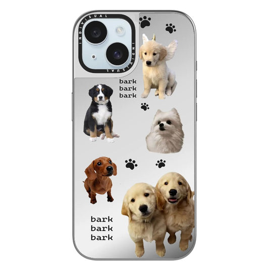 Puppy Lovers Bark Bark Phone Case_Clear Impact Phone Case [1453206]