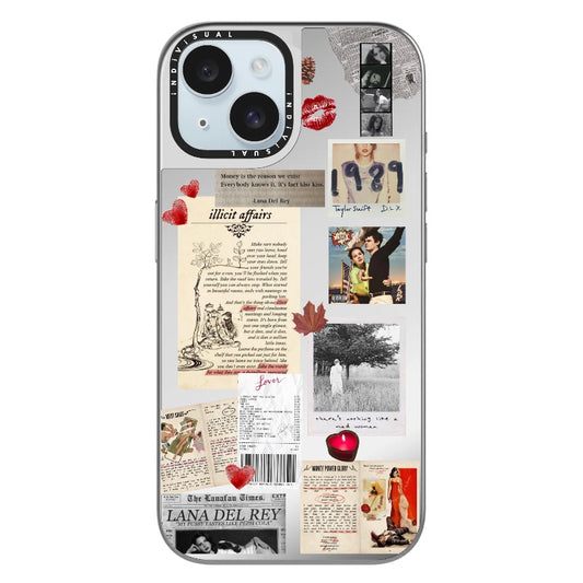 T.S and Lana Del Rey French Aesthetic Phone Case_Clear Impact Phone Case [1269542]