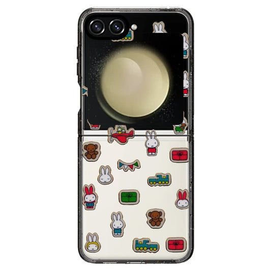 Vintage Miffy Stickers Phone Case_Samsung Z Flip [1525563]