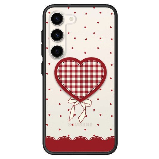 "Be Fearless" Heart, Lace and Polka Dots Phone Case_Clear Impact Phone Case [1503684]