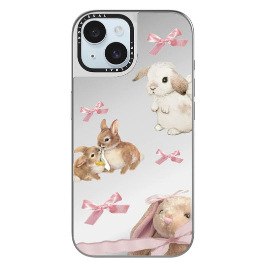 Bunny case | ‘Bunnies and ribbons_Clear Impact Phone Case [597555]