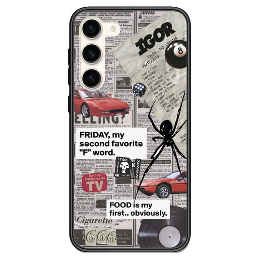 Friday Mood Meme Case for iPhone_Samsung Z Flip [1289188]