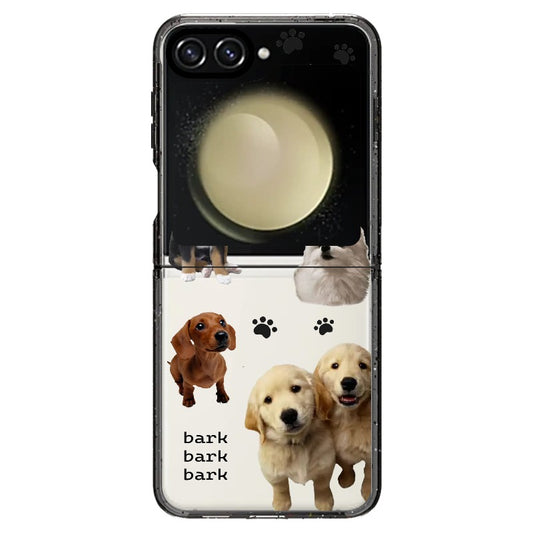 Puppy Lovers Bark Bark Phone Case_Samsung Z Flip [1453206]