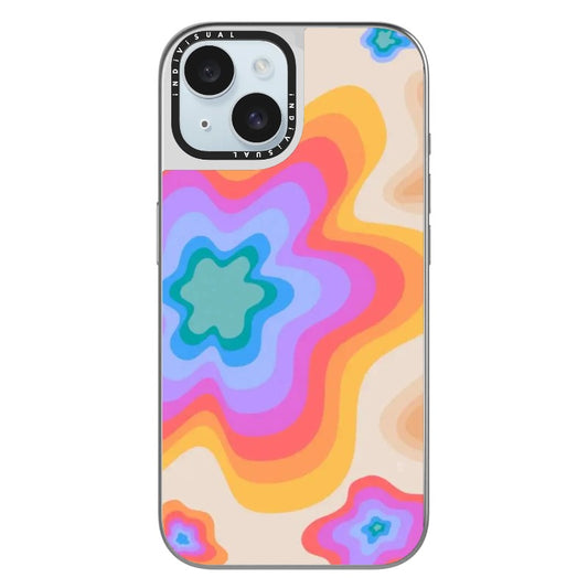 Gradient Colorful Flowers Phone Case_Clear Impact Phone Case [1448094]