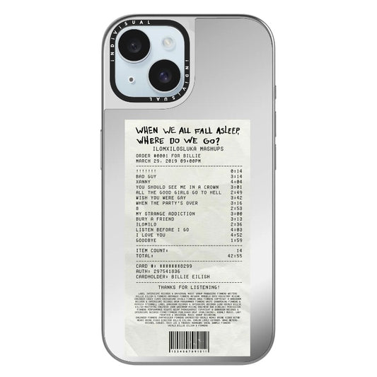 Billie Receipt Style Phone Case_Clear Impact Phone Case [1509066]