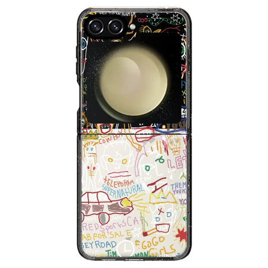 Supernatural Kid Sketch Style Phone Case_Samsung Z Flip [1501208]