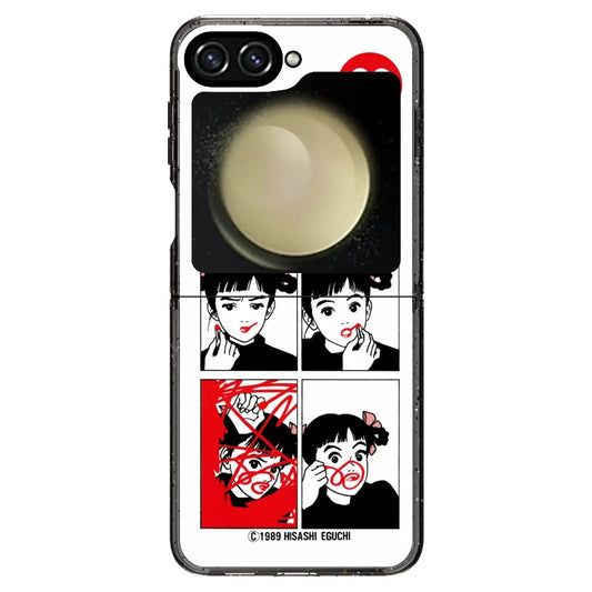 Nostalgia Japanese Magazine Manga Cover Phone Case_Samsung Z Flip [1448083]
