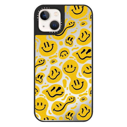 Melting Smiley Face Phone Case_Clear Impact Phone Case [1459626]