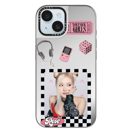 Black Pink Rose Photocard Phone Case_Clear Impact Phone Case [1425569]