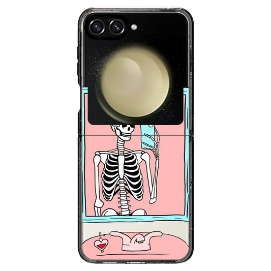 Skeleton Selfie Phone Meme Case_Samsung Z Flip [1462248]