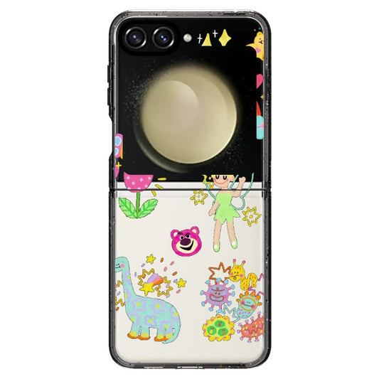 Crayon Style Fairy Tale Theme Phone Case_Samsung Z Flip [1459739]