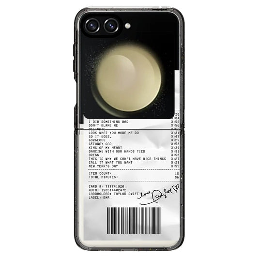 T.S Reputation Receipt Phone Case_Samsung Z Flip [1505132]