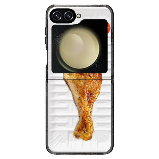 Supermarket Theme Chicken Drumsticks Phone Case_Samsung Z Flip [1284329]