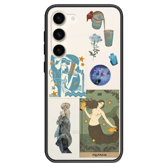 Zodiac Sign Series Aquarius Phone Case_Samsung Z Flip [1284680]