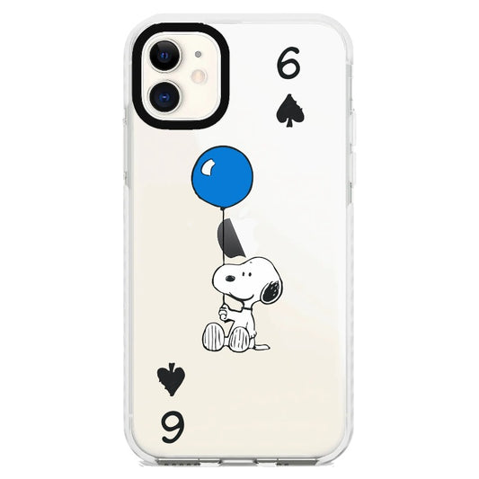 Snoopy, Peanuts, Poker Style Phone Case_iPhone Clear Impact Case [1445143]