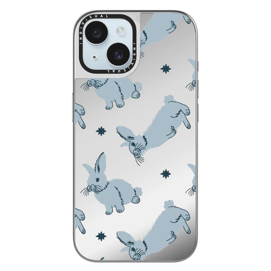 Blue Rabbits Pattern_Clear Impact Phone Case [1495311]