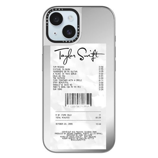T.S Debut Receipt Phone Case_Clear Impact Phone Case [1505136]