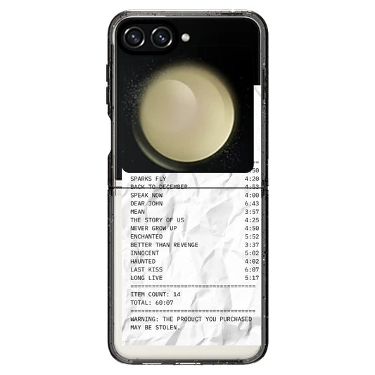 T.S Speak Now Receipt Phone Case_Samsung Z Flip [1505134]