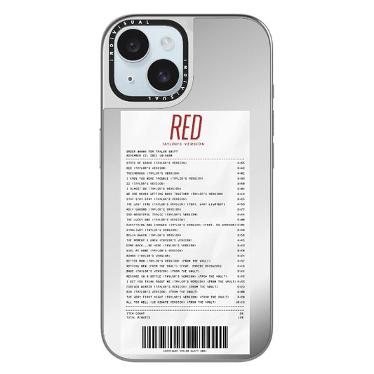 T.S Red Receipt Phone Case_Clear Impact Phone Case [1505131]