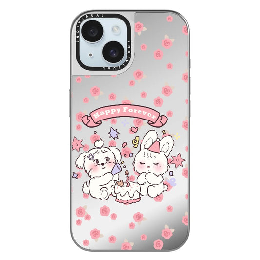 Birthday Bunny "Happy Forever"_Clear Impact Phone Case [1502843]