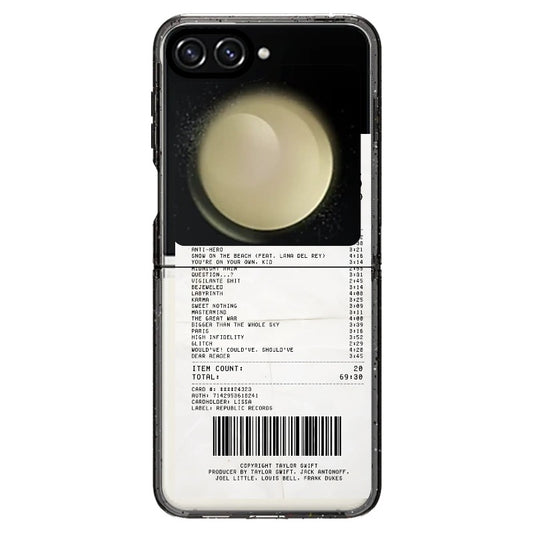 T.S Midnights Receipt Phone Case_Samsung Z Flip [1505129]