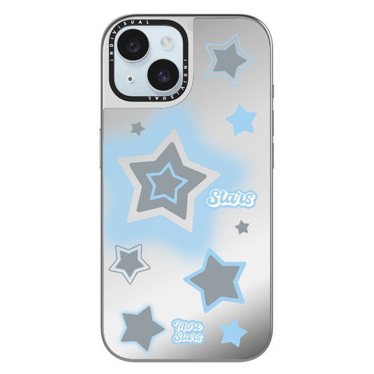 Blue and White Stars_Clear Impact Phone Case [1502830]