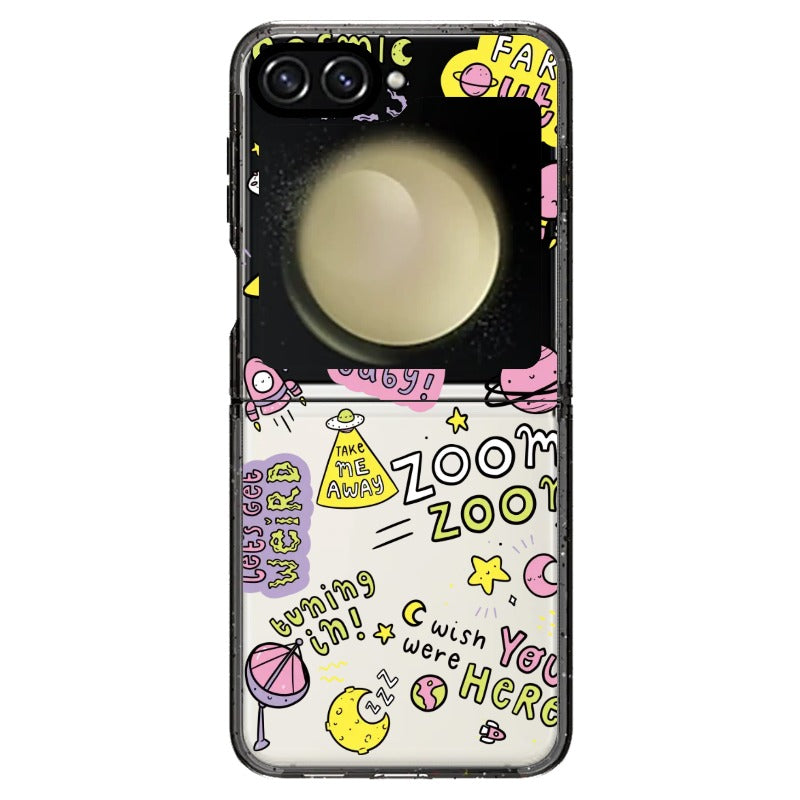 Rocket Case Rockets and Planets Outer Space Themed Phone Case_Samsung Z Flip [1502 ...