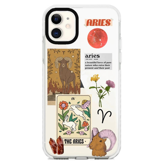 Zodiac Sign Series Aries Phone Case_iPhone Clear Impact Case [1284542]