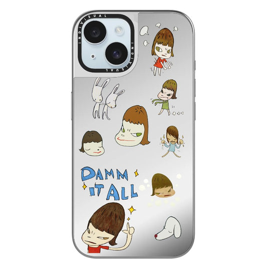 Yoshitomo Nara Manga Style Stickers Phone Case_Clear Impact Phone Case [1446941]