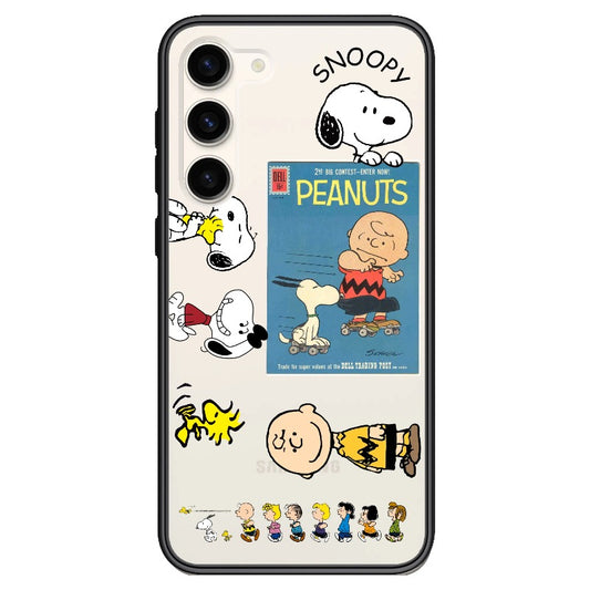 Peanuts Poster and Snoopy Stickers Phone Case_Samsung Z Flip [1445171]