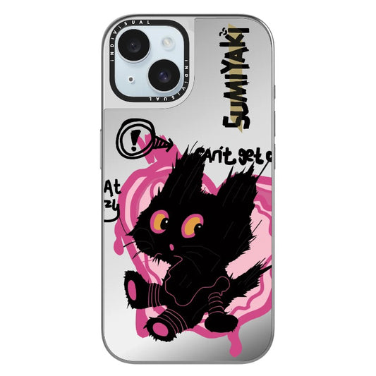 Black Cat Graffiti Style Phone Case_Clear Impact Phone Case [1502049]