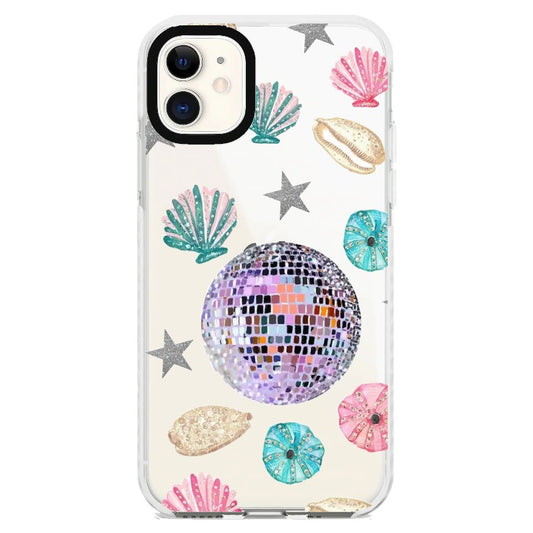 Sea Element with Mirror Ball Coastal iPhone Case_iPhone Clear Impact Case [1351331]
