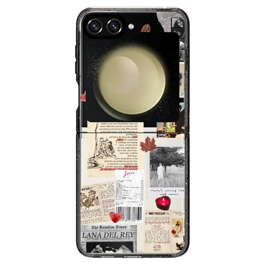T.S and Lana Del Rey French Aesthetic Phone Case_Samsung Z Flip [1269542]