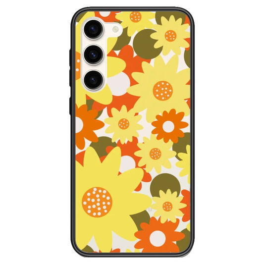 Yellow Floral Pattern Phone Case 7_Samsung Z Flip [1499279]
