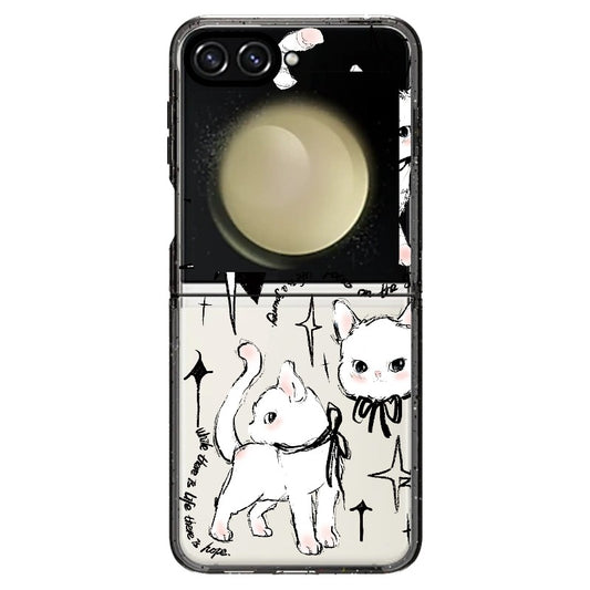 Black Chocker Kitty_Samsung Z Flip [1503909]