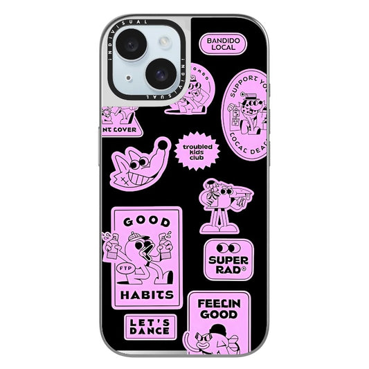 Black Pink_Clear Impact Phone Case [1494972]