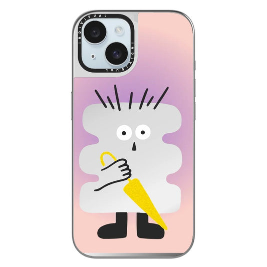 Purple Monster and Umbrella Phone Case_Clear Impact Phone Case [1459653]