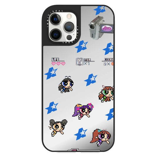New Jeans and Power Puff Girl Pixel Game Style Phone Case_Clear Impact Phone Case [1351078]