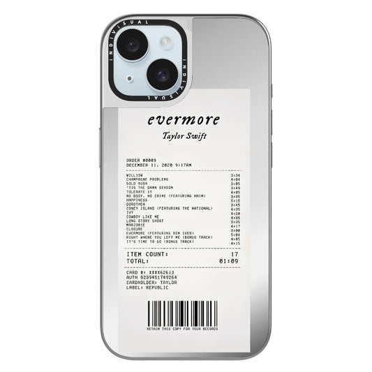 T.S Evermore Receipt Phone Case_Clear Impact Phone Case [1505120]