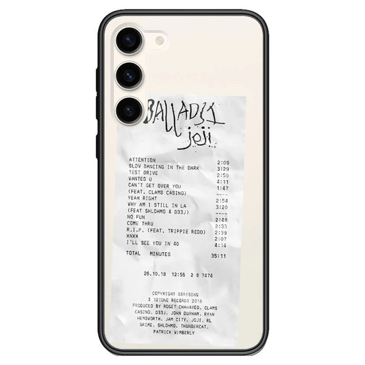 Ballads Joji Receipt Style Phone Case_Samsung Z Flip [1522219]